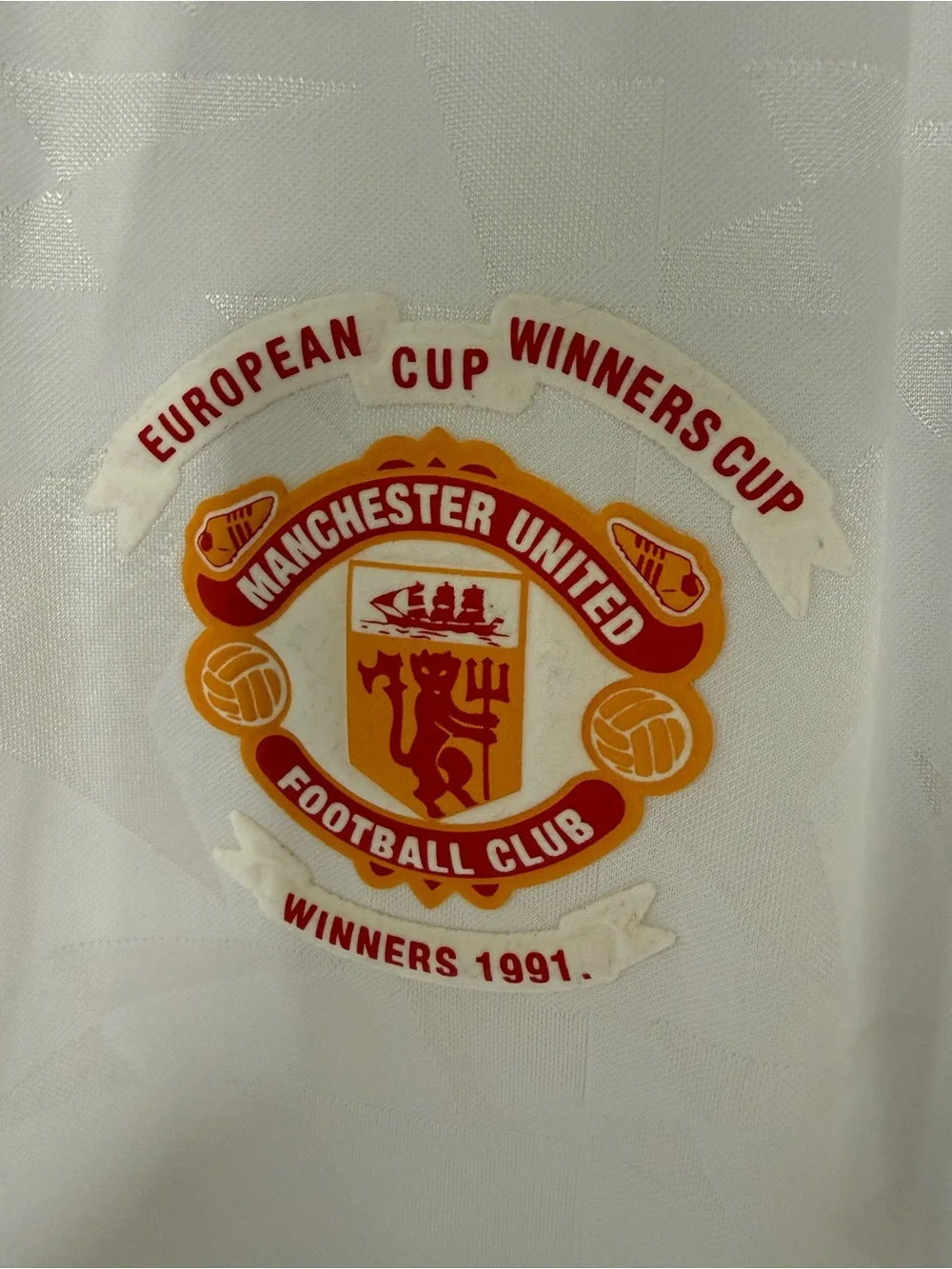 MANCHESTER UNITED '91 AWAY LONG SLEEVE JERSEY Soccer Club Size XXL NEW